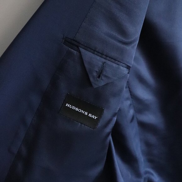 Ralph Lauren Men's Blue 44L Single-Breasted Wool V-Neck Formal Lined Blazer - Picture 8 of 15